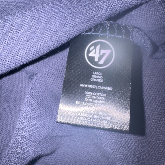 47 Dallas Cowboys Crop Top with Star and Light Gray Stripes - Picture 4 of 4